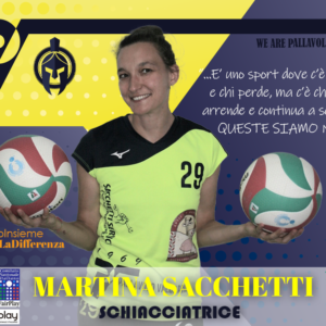 Martina sacchetti schiacciatrice pallavolo Valdano