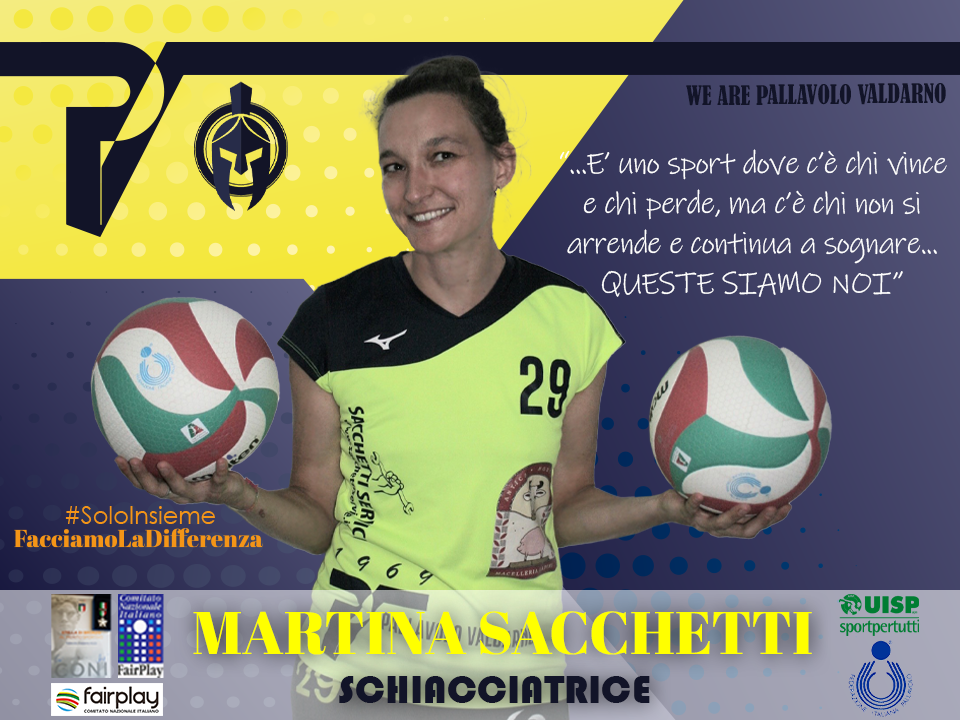 Martina sacchetti schiacciatrice pallavolo Valdano