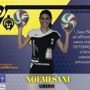 Noemi Sani pallavolo valdarno libero