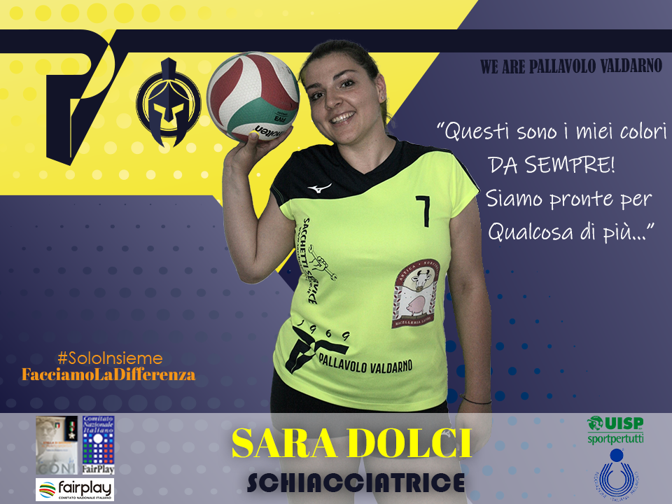 Sara Dolci schiacciatrice prima divisione pallavolo Valdarno