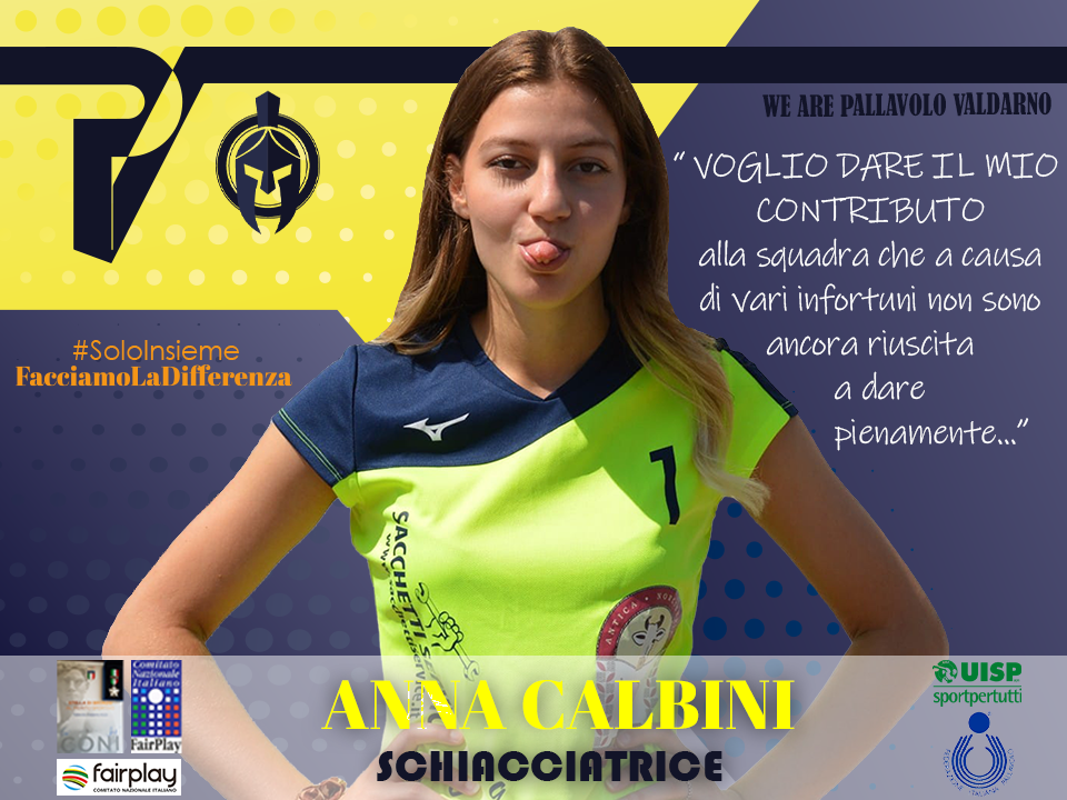 Anna Calbini schiacciatrice pallavolo valdarno