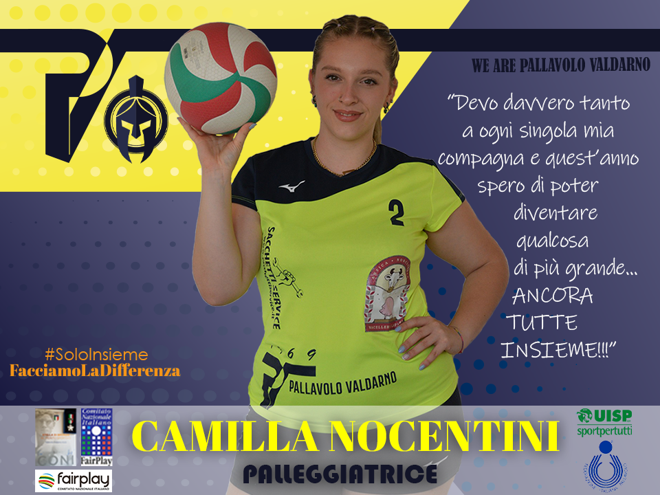Camilla Nocentini pallavolo valdarno palleggiatrice