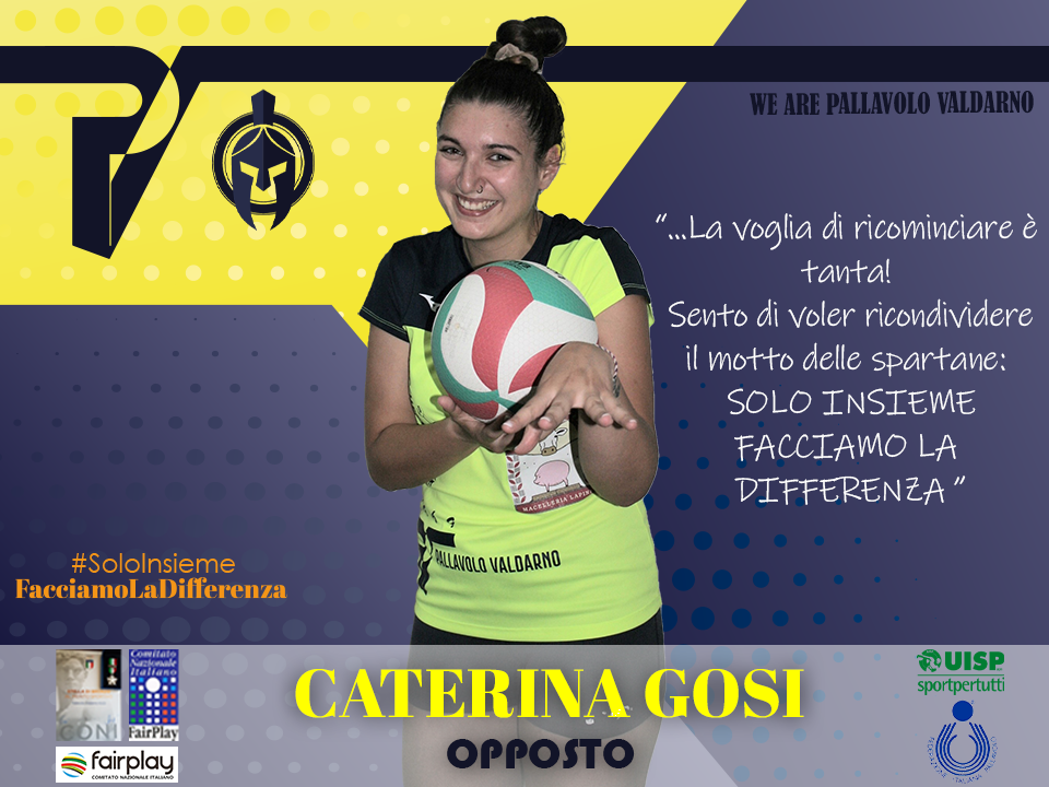 Caterina Gosi pallavolo Valdarno Opposto prima divisione