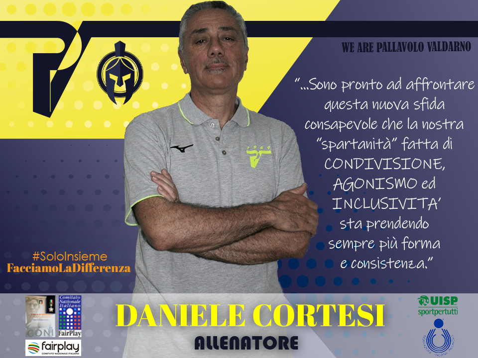 Daniele Cortesi pallavolo valdarno allenatore