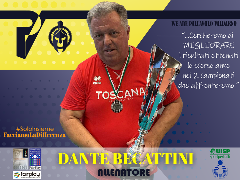 Dante Becattini pallavolo Valdarno Allenatore