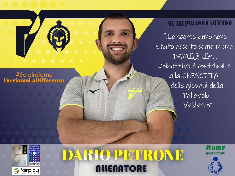 Dario Petrone allenatore pallavolo valdarno