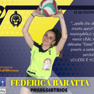 Federica Baratta pallavolo valdarno palleggiatrice