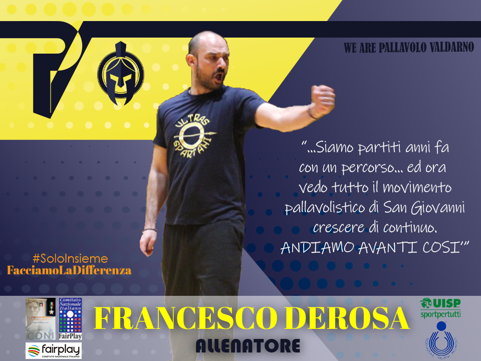 Francesco Derosa pallavolo valdarno allenatore
