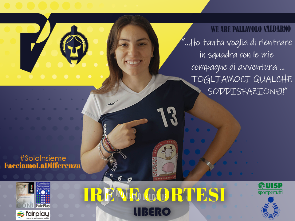 Irene Cortesi Pallavolo Valdarno campionato 2023-24