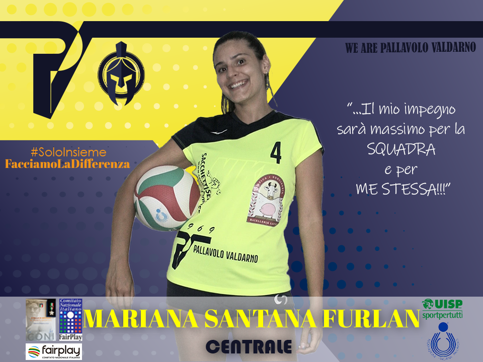 Mariana Santana Furlan pallavolo valdarno spartane campionato prima divisione