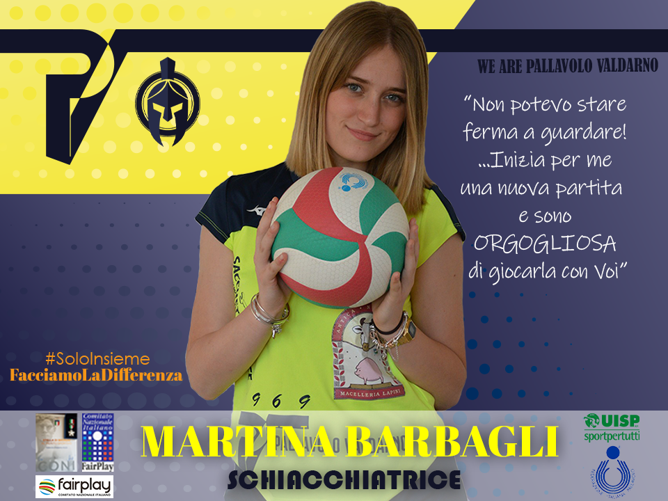Martina Barbagli pallavolo valdarno schiacciatrice