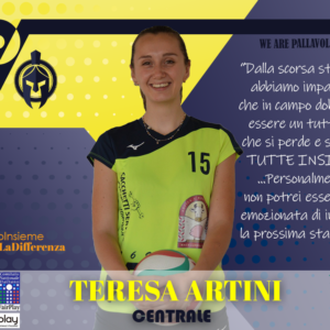 Teresa Artini centrale pallavolo valdarno