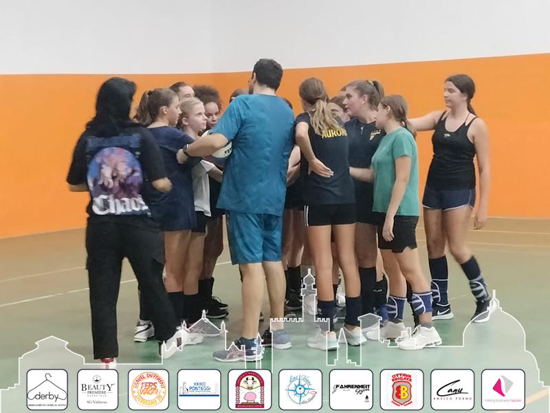 under14 Gialla preparazione volley