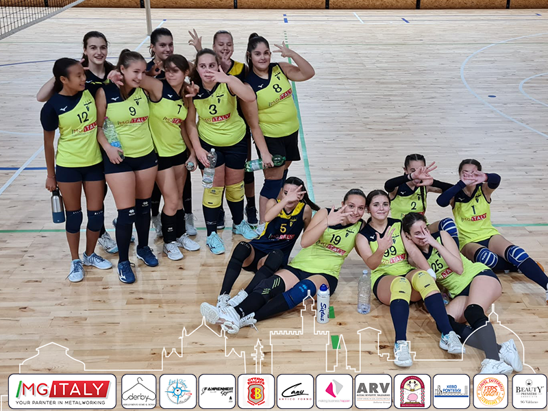 campionato under 16 pallavolo valdarno vittoria contro tegoleto