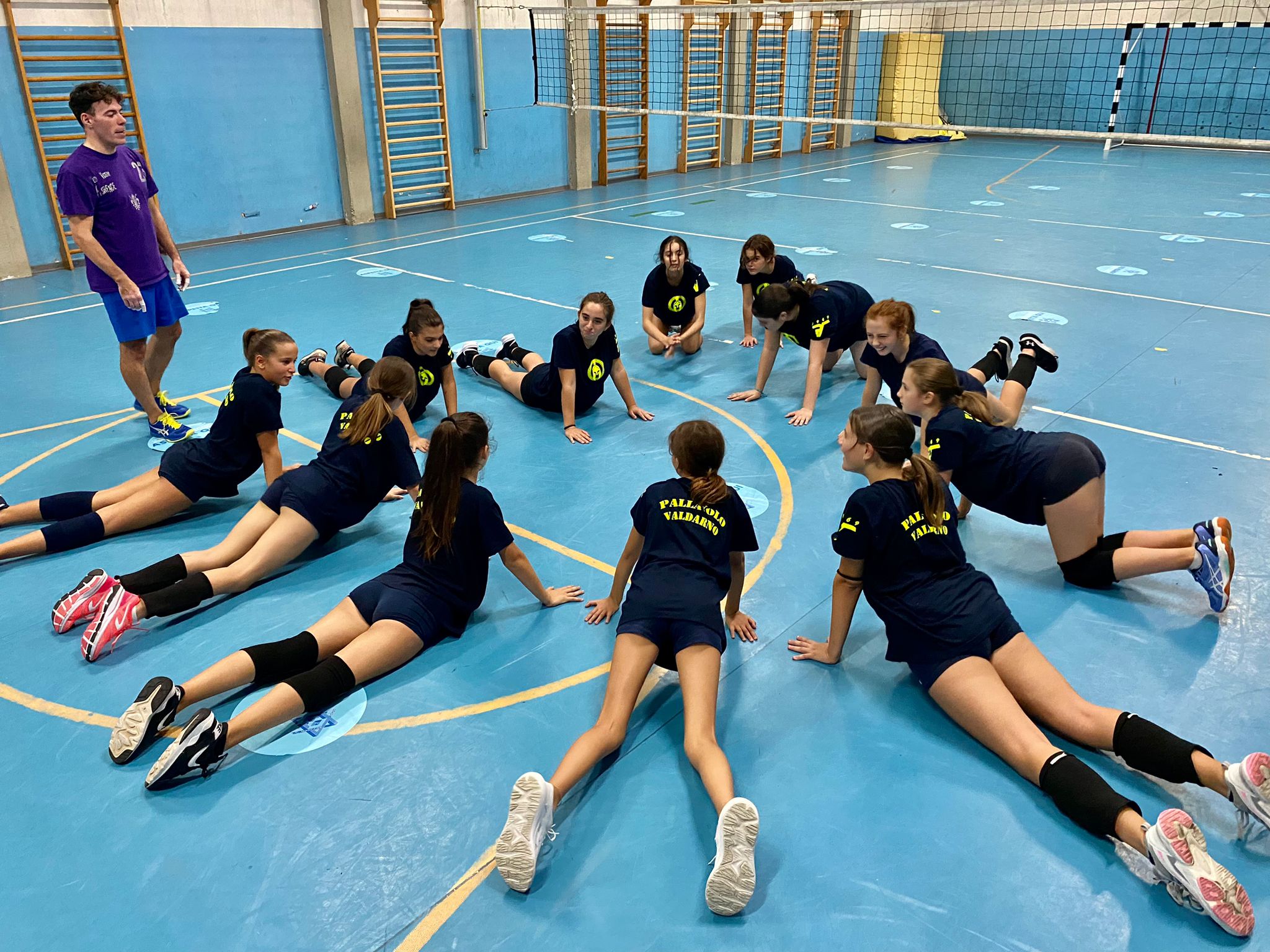 under 14 blu pallavolo Valdarno