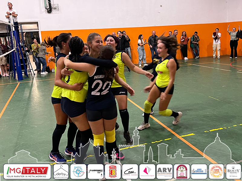 under 18 pallavolo valdarno vittoriosa contro Levane
