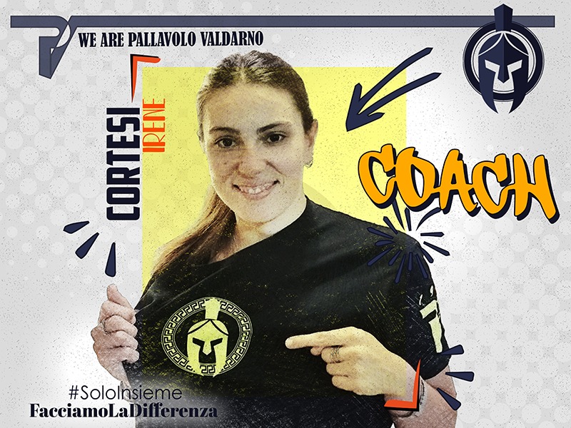 Irene Cortesi allenatore pallavolo Valdarno