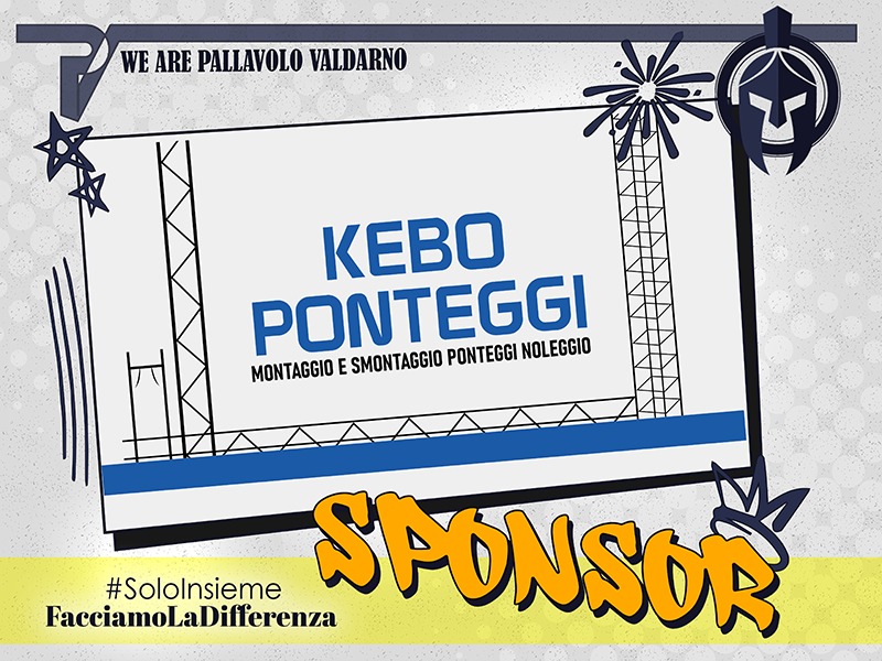 kebo Ponteggi sponsor pallavolo valdarno